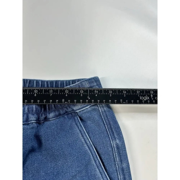 J Crew Pants Womens Small Tall Jean Joggers Medium Wash Denim Stretch Comfort - Picture 6 of 10